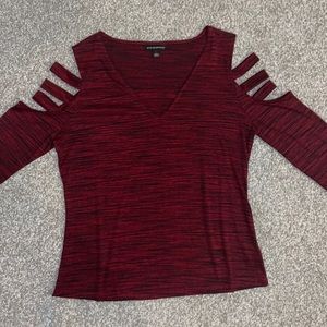 Rock & Republic red and black long sleeve